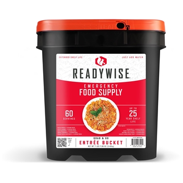 Picture of ReadyWise Grab N Go Bucket Freeze Dried Entrees 60 Servings per Bucket RW10160