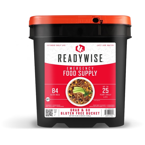 Picture of ReadyWise RWGF01184 Gluten Free Freeze Dried Entrees 84 Servings Per Bucket RWGF10184