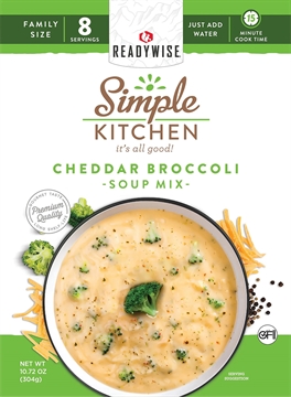 Picture of ReadyWise Simple Kitchen Cheddar Broccoli Soup 8 Servings Per Pouch, 6 Per Case RWSK05060