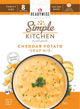 Picture of ReadyWise Simple Kitchen Cheddar Potato Soup 8 Servings Per Pouch, 6 Per Case RWSK05061
