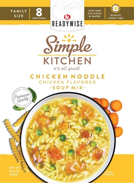 Picture of ReadyWise Simple Kitchen Chicken Noodle Soup 8 Servings Per Pouch, 6 Per Case RWSK05062