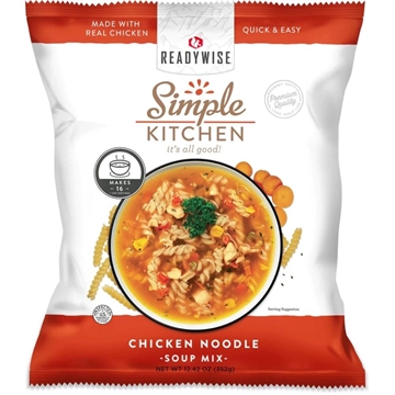 Picture of Readywise Simple Kitchen Chicken Noodle Soup Single Pouch 16 Servings RWSK02-062