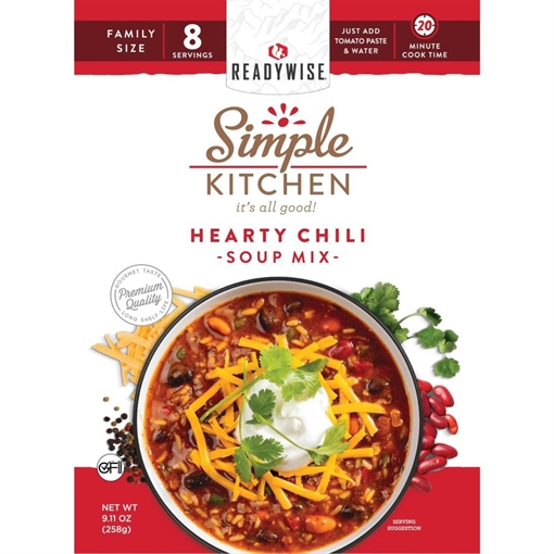 Picture of Readywise Simple Kitchen Hearty Chili Single Pouch RWSK02-064