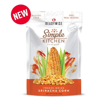 Picture of Readywise Simple Kitchen Sriracha Corn - 1.6 oz RWSK05-018
