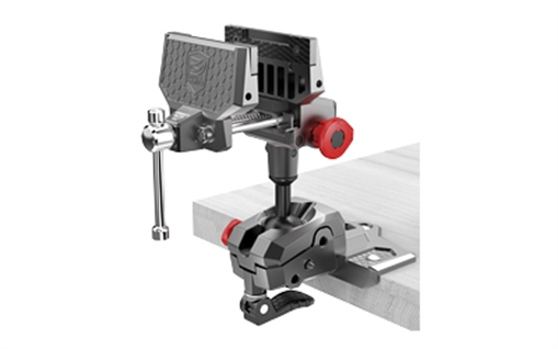 Picture of Real Avid Armorer's Master Vice Gray/Red with TORQ-LOK and Reversible Gun-Fit Sleeves AVARAMV