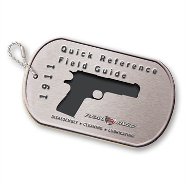 Picture of REAL AVID 1911 FIELD GUIDE 1911 MAINTENANCE CARDS AV1911R