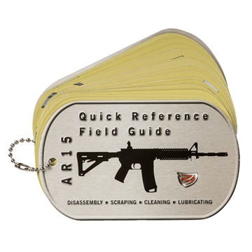 Picture of REAL AVID AR-15 FIELD GUIDE AR-15 MAINTENANCE CARDS AVAR15R