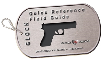 Picture of REAL AVID GLOCK FIELD GUIDE FOR GLOCK MAINTENANCE CARDS AVGLOCKR