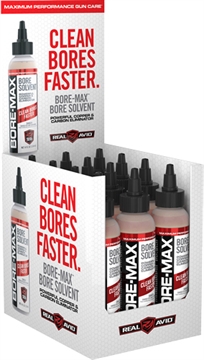 Picture of REAL AVID BORE-MAX SOLVENT 4 OZ. BOTTLE 12PC. DISPLAY AVBMBS4LPDQ