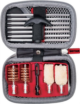 Picture of Real Avid Gun Boss Cleaning Kit 12 Gauge & 20 Gauge Shotgun/14 Pieces/Black Weather Resistant Nylon Case AVGCK310S