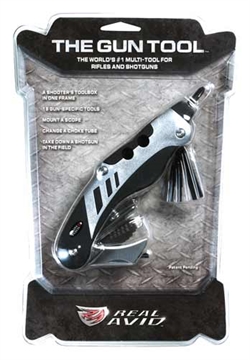 Picture of Real Avid The Gun Tool, Multi-Tool, Black/ Silver, Dual Blade, Multi-Bit Kit, Stainless Steel AVGTCL211