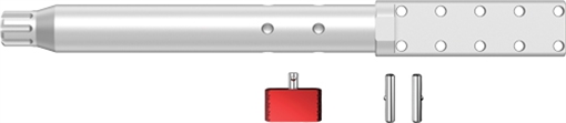 Picture of Real Avid Lug-Lok Upper Vise Block Natural Aluminum w/ Stainless Steel Pins for AR-10 AVAR10LLVB