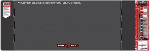 Picture of Real Avid Master Cleaning Station, Universal Cleaning Kit, Cleans Handguns, Rifles, Shotguns, Deluxe Gun Mat With Set Of Cleaning Tools AVMCS-U AVMCSU