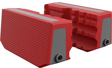 Picture of Real Avid Smart-Jaws Multi-Fit Sleeves Reversible Gray/Red Rubber Overmold AVSFJMF