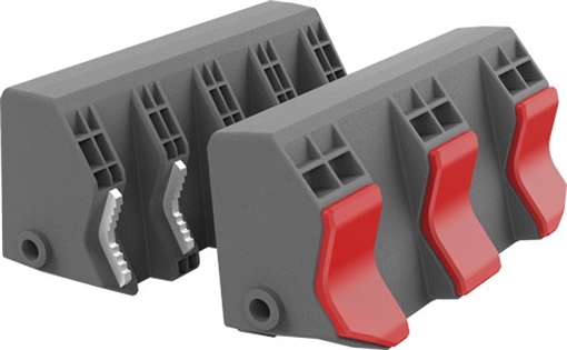 Picture of Real Avid Smart-Jaws Tube-Fit Sleeves Reversible Gray/Red Rubber Overmold & Steel Side AVSFJPF