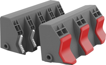 Picture of Real Avid Smart-Jaws Tube-Fit Sleeves Reversible Gray/Red Rubber Overmold & Steel Side AVSFJPF