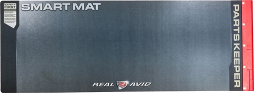 Picture of Real Avid Mat, Smart Long Gun Cleaning Mat, Parts Keeper Tray, Magnetic Compartment, Oil/Solvent Resistant Coating, 43" x 16" AVULGSM