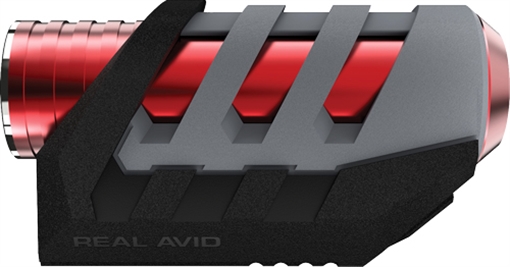 Picture of Real Avid Viz-Max Laser Bore Sighter, Green Laser, Fits Multiple Rifle Calibers, Includes Battery, Black and Red, Batteries Not Included AVVMBS