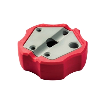 Picture of Real Avid Smart Bench Block, Non-Slip Bench Block, Rubber/Plastic Material, Red/ Grey Finish AVSBBLK