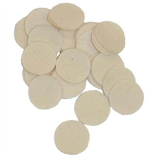 Picture of Brownells HEAVY DUTY COTTON ROUND PATCHES, 1.25''/.30-.35 CAL, 1000 PK NONE