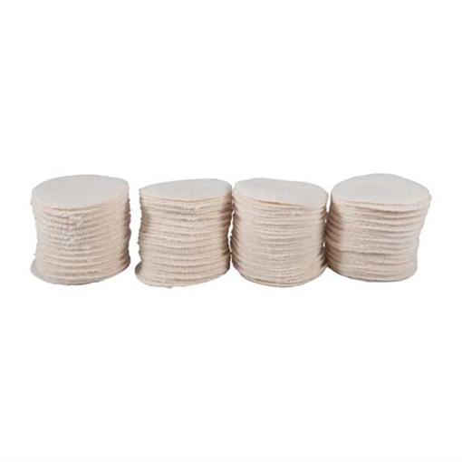 Picture of Brownells 40-50 CAL REALLY HEAVY DUTY 2'' ROUND COTTON PATCH 100/PACK NONE
