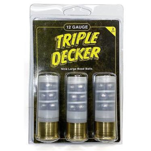 Picture of Reaper Defense Triple Decker Shotshell 12ga 2-3/4" 9 Pellets with Discs 3/ct RDG1256
