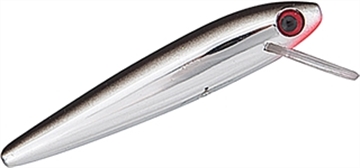 Picture of REBEL MINNOW 1/8 2.5"-SIL/BLK SLICK F50-01V