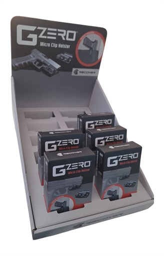 Picture of Recover Tactical GZero IWB Foldable Clip Style Holster Display GZERO-12PAC-01 GZERO12PAC01