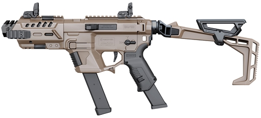 Picture of Recover Tactical P-IX+Basic PG9 Folding Stock Metal Front Guard Tan PIXPBFST02