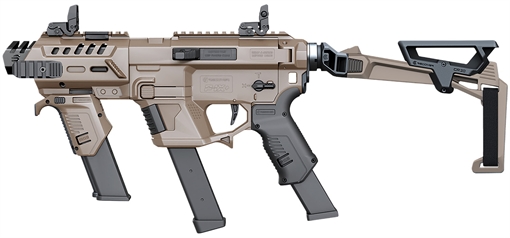 Picture of Recover Tactical P-IX+MG PG9 SR20 Metal Front Guard Folding Brace Tan PIXPMGFBR02