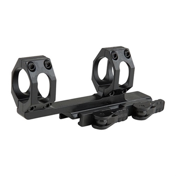 Picture of American Defense Mfg. AD-RECON Scope Mount, Dual Quick Detach, Vertical Spit Rings, 2" Offset, 30MM, Standard Height, Black AD-RECON-30-STD