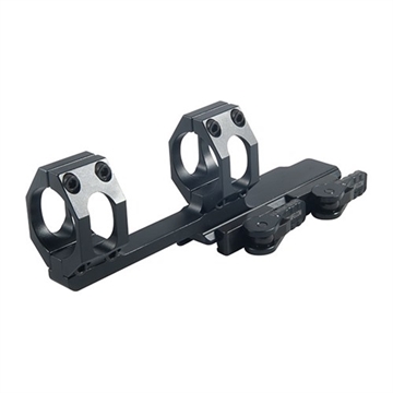 Picture of American Defense Mfg. AD-Recon-X Scope Mount, Dual Quick Detach, Vertical Spit Rings, 3" Offset, 30MM, Standard Height, TAC Aluminum Levers, Black AD-RECON-X-30-STD