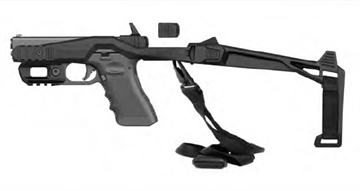 Picture of RECOVER TACTICAL 20/20S STABILIZER BRACE KIT FOR GLOCK PISTOLS W/ SLING & SIDE PIC RAILS 2020S-01