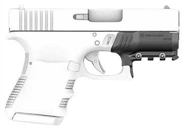 Picture of Recover Tactical Rail Adapter for Glock 26 and 27 Black GR2601