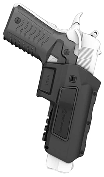 Picture of Recover Tactical HC11 Holster OWB Black Polymer Belt Fits 1911 Right Hand HC11AR01