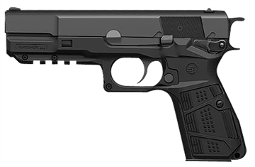 Picture of Recover Tactical Grip & Rail System Black Polymer Picatinny for Browning Hi-Power HPC01