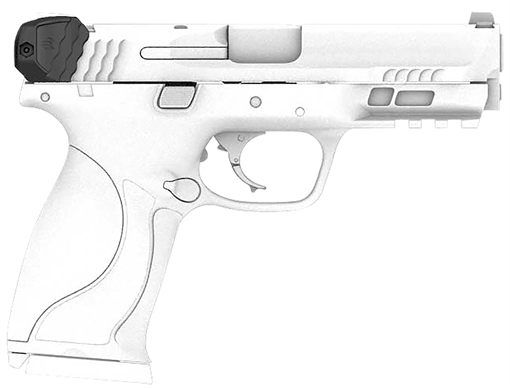 Picture of Recover Tactical Upper Charging Handle Compatible w/S&W M&P, Black Polymer, Ambidextrous MCH01