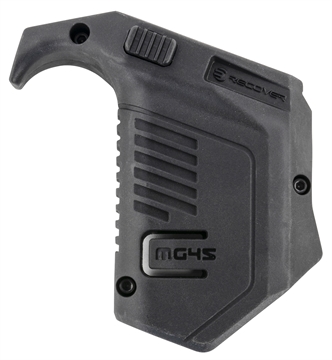 Picture of Recover Tactical Angled Mag Pouch Double Stack, Black Polymer, 45 ACP/10mm Auto, Compatible w/ Glock MG4501