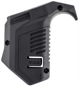 Picture of Recover Tactical Angled Mag Pouch Black Polymer, Picatinny Rail Mount, Compatible w/ Glock MG9
