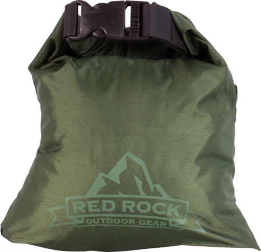 Picture of RED ROCK GEAR ROCK ROLL TOP DRY BAG 1 LITER WATERPROOF OD GREEN 80190OD