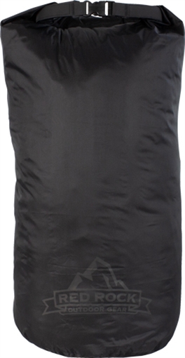 Picture of RED ROCK GEAR ROCK ROLL TOP DRY BAG 25 LITER WATERPROOF BLACK 80194BLK