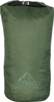 Picture of RED ROCK GEAR ROCK ROLL TOP DRY BAG 25 LITER WATERPROOF OD GREEN 80194OD