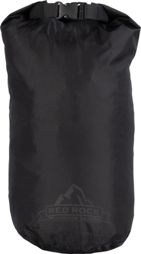 Picture of RED ROCK GEAR ROCK ROLL TOP DRY BAG 8 LITER WATERPROOF BLACK 80192BLK
