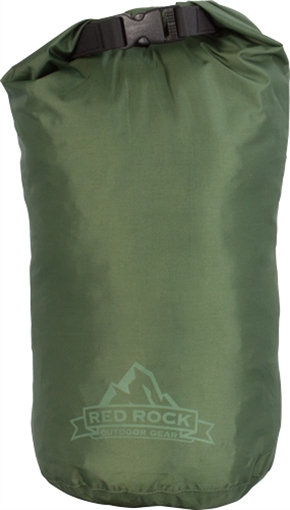 Picture of RED ROCK GEAR ROCK ROLL TOP DRY BAG 8 LITER WATERPROOF OD GREEN 80192OD