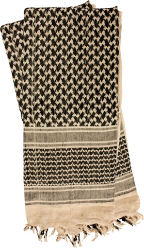 Picture of RED ROCK SHEMAGH HEAD WRAP KHAKI/BLACK