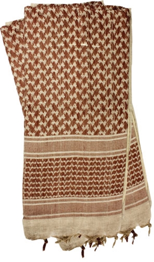 Picture of RED ROCK GEAR SHEMAGH HEAD WRAP TAN/BROWN 70-05