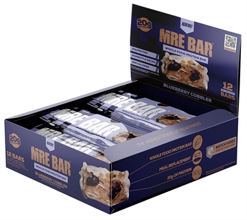 Picture of Redcon1 MRE Protein Bar Blue Berry Cobbler 12 Pack RC1MREBBBC12