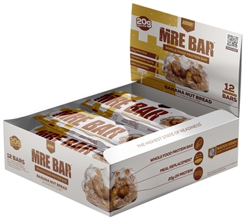Picture of Redcon1 MRE Protein Bar Banana Nut Bread 12 Pack RC1MREBBNB12