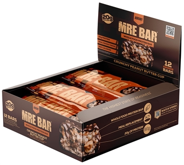 Picture of Redcon1 MRE Protein Bar Crunchy Peanut Butter Cup 12 Pack RC1MREBCPBC12
