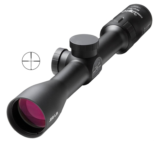 Picture of REFURBISHED Burris Droptine Rifle Scope - 2-7x-35mm Ballistic Plex .22 Reticle 45-13' FOV 3.1-4.1" ER Matte 200015-R